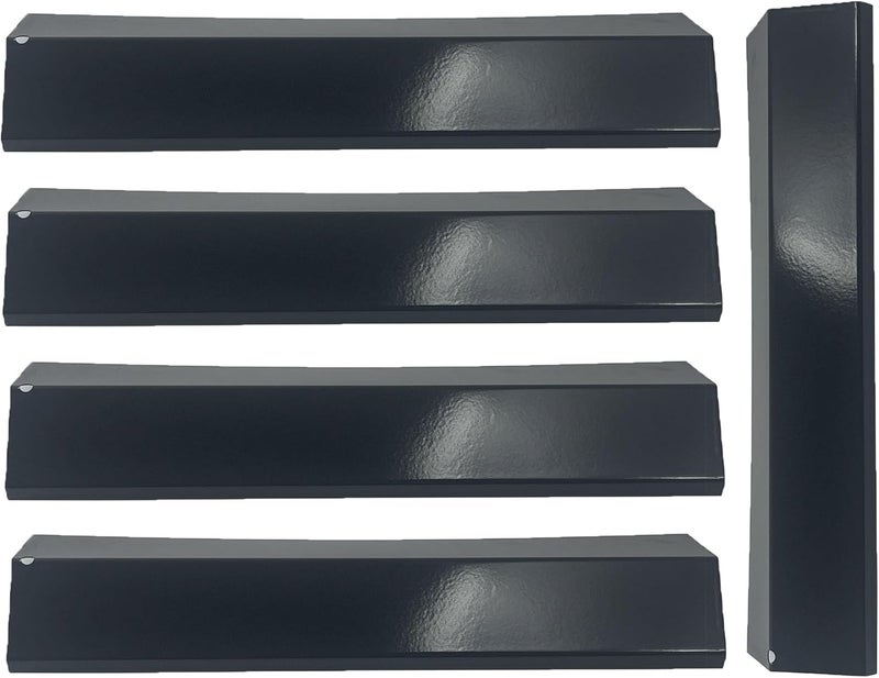 Direct Store Parts DP134 (5-pack) Porcelain Steel Heat Shield/Heat Plates Replacement for Brinkmann, Aussie, Charmglow, Grill King, Uniflame, Master Forge, Grill King, Tera Gear Gas Grill Models (5) - Image 1